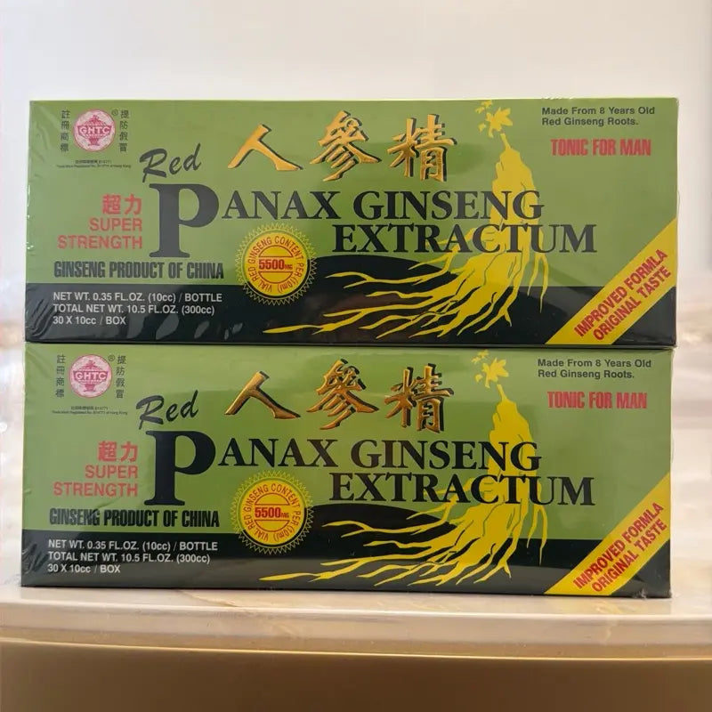 Red Panax Ginseng Extractum – 2 Packs, 60 Vials
