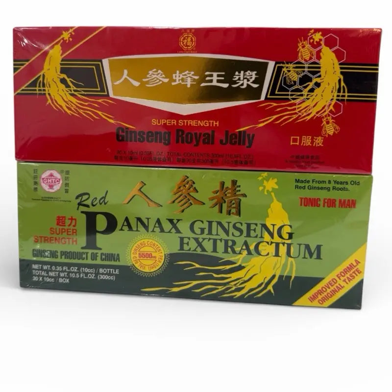 Panax Ginseng & Royal Jelly Liquid Supplement – 2-Pack, 60 Vials