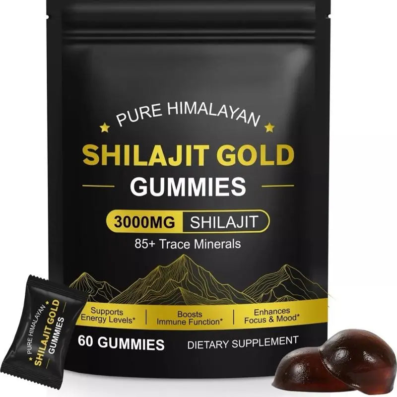 Himalayan Shilajit Gold Gummies – Sugar-Free, 60 Count