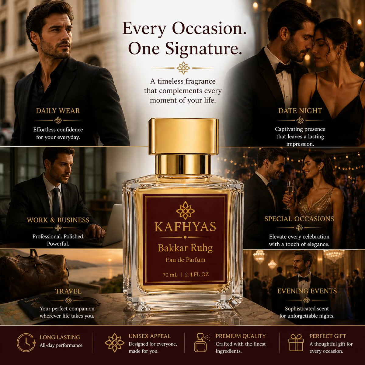 Amber Saffron – Radiant Amber Impression Eau de Parfum, 70 mL