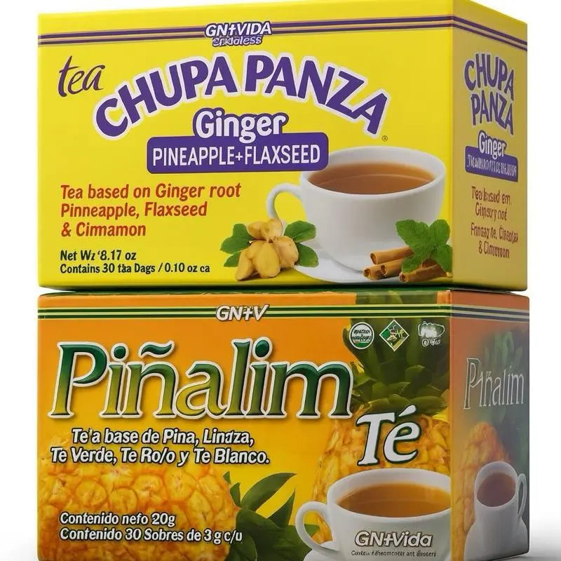 Chupa Panza + Piñalim Herbal Tea Bundle – 2-Box Set