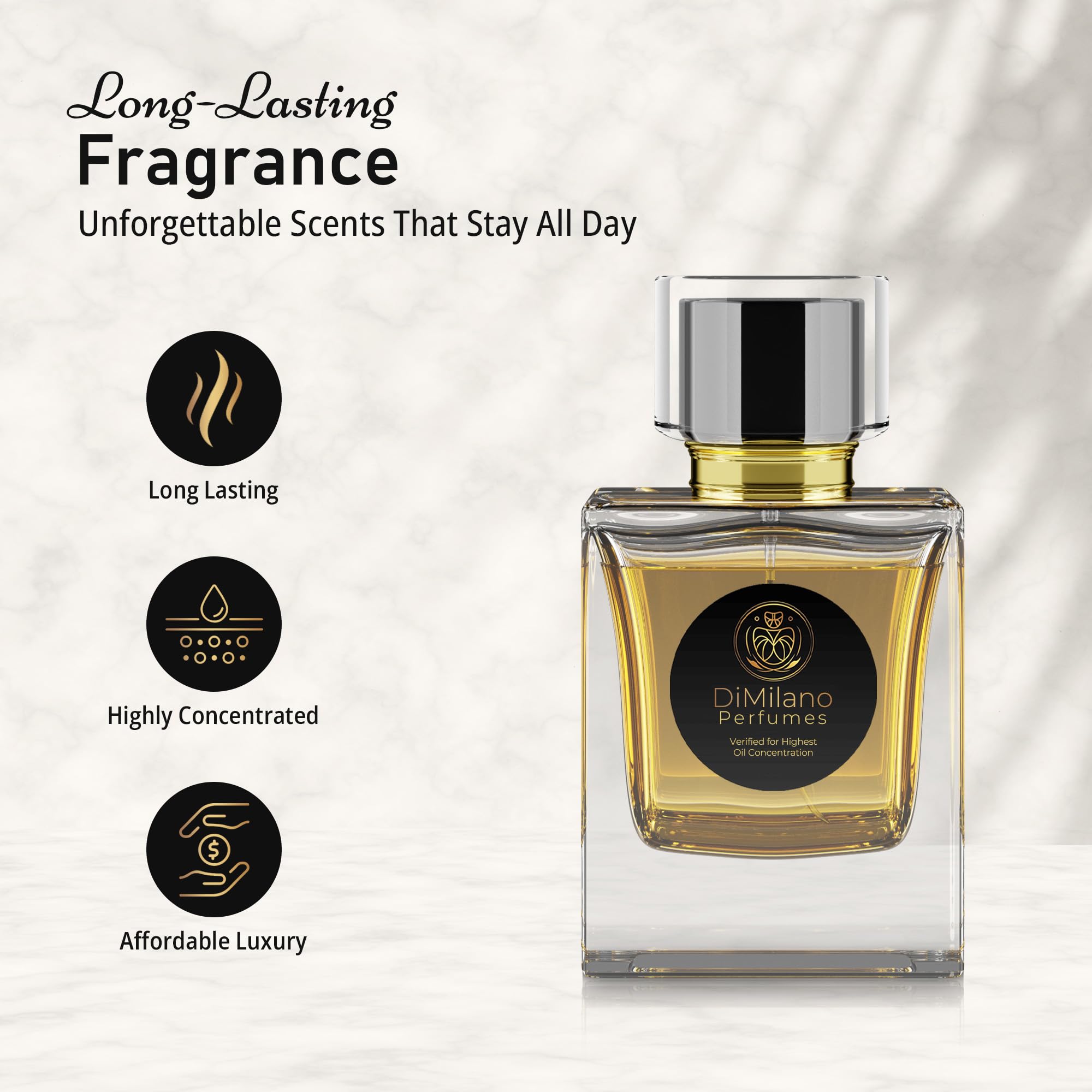 DiMilano Rose Satin – Impression of Oud Satin Mood Eau de Parfum, 50 ml