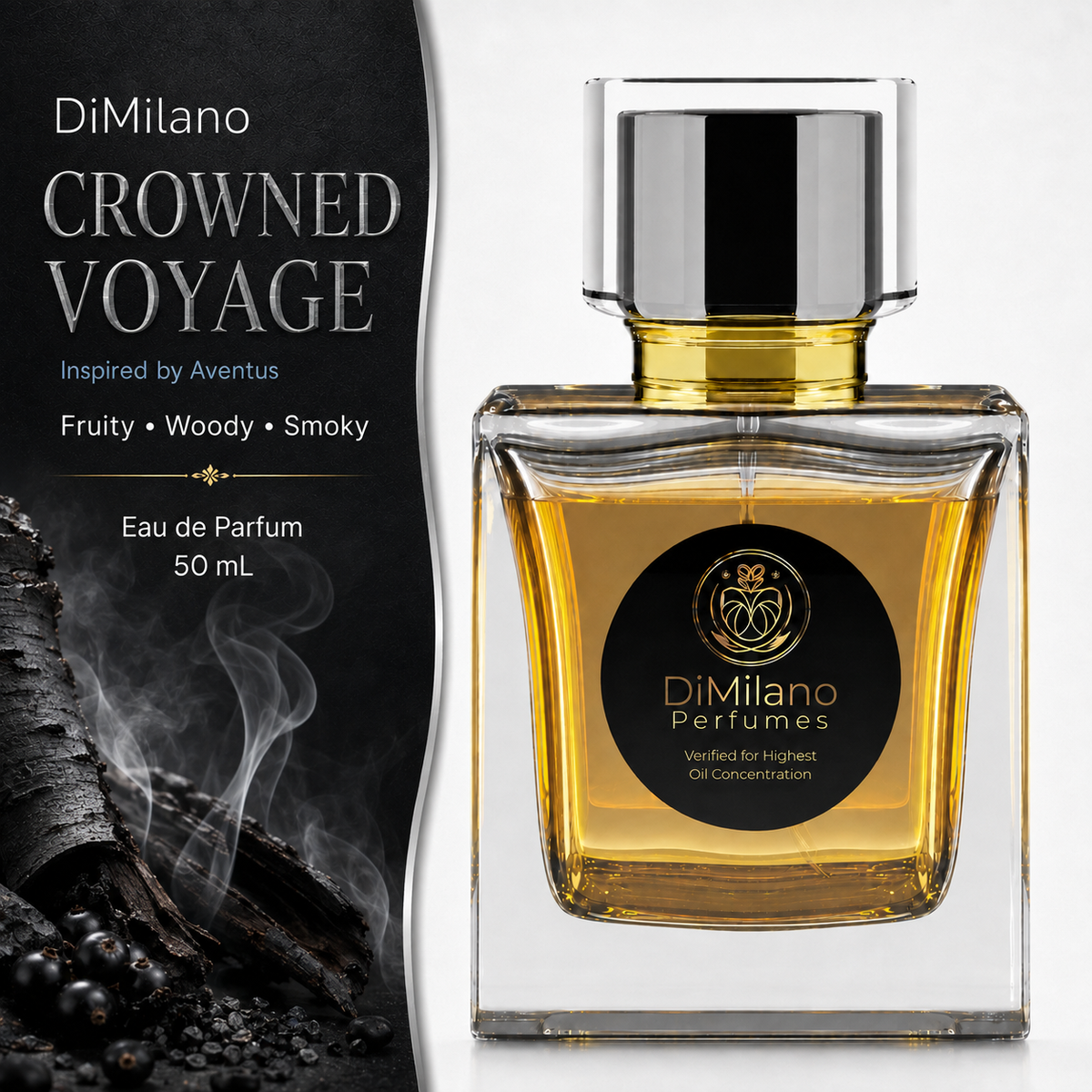 DiMilano Crowned Voyage – Impression of Aventus Eau de Parfum, 50 ml