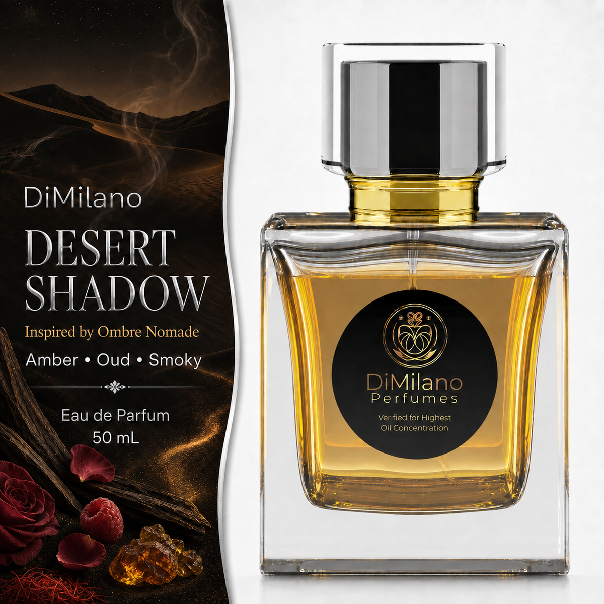 DiMilano Desert Shadow – Impression of Ombre Nomade Eau de Parfum, 50 ml